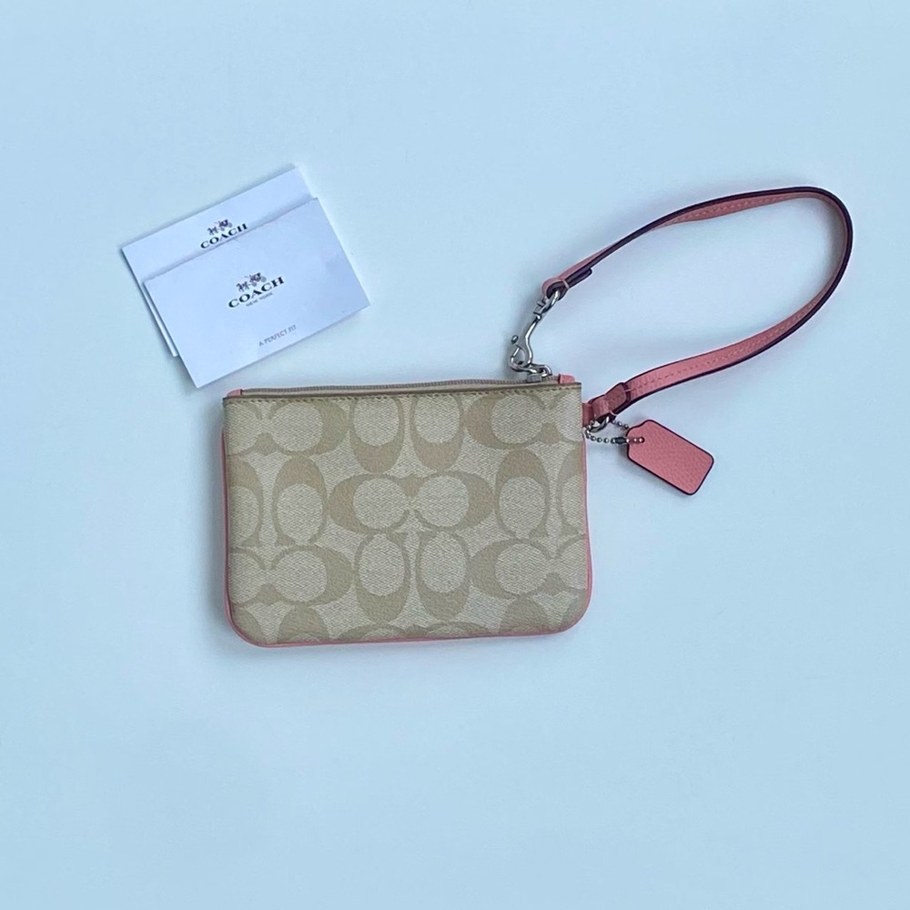Authentic Coach Monogram Wristlet - Picture 5 of 7